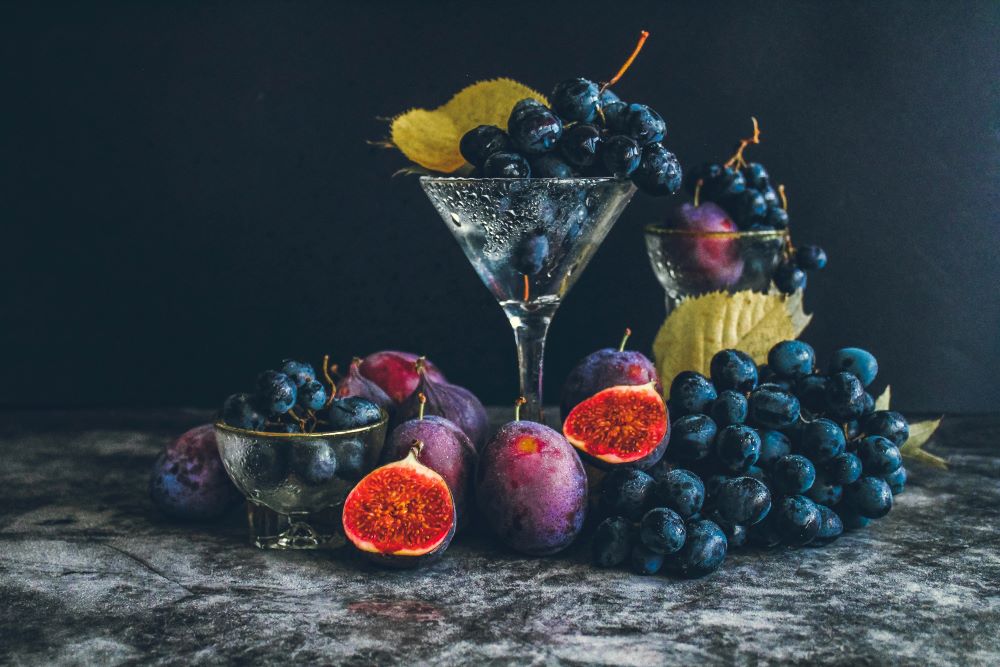 Smochine, struguri - Alimente în dieta mediteraneană