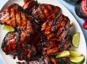 Pui cu glazură de coca-cola