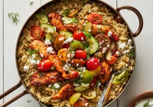 Shawarma cu paste orzo, o rețetă inspirată din bucataria levantină