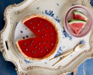 Tartă italiană cu pepene roșu, „regina” deserturilor din această vară