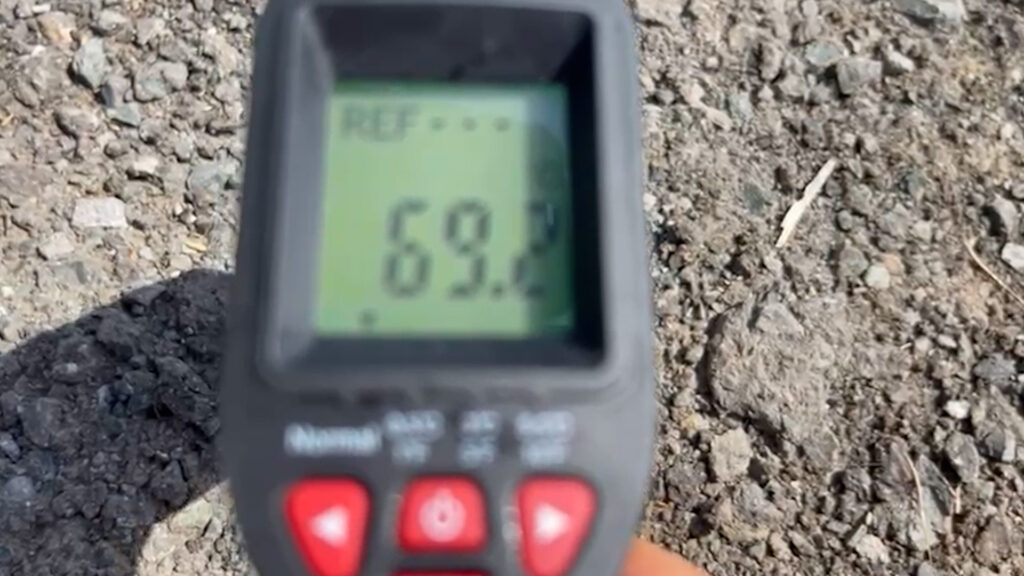 temperatura la sol in camp