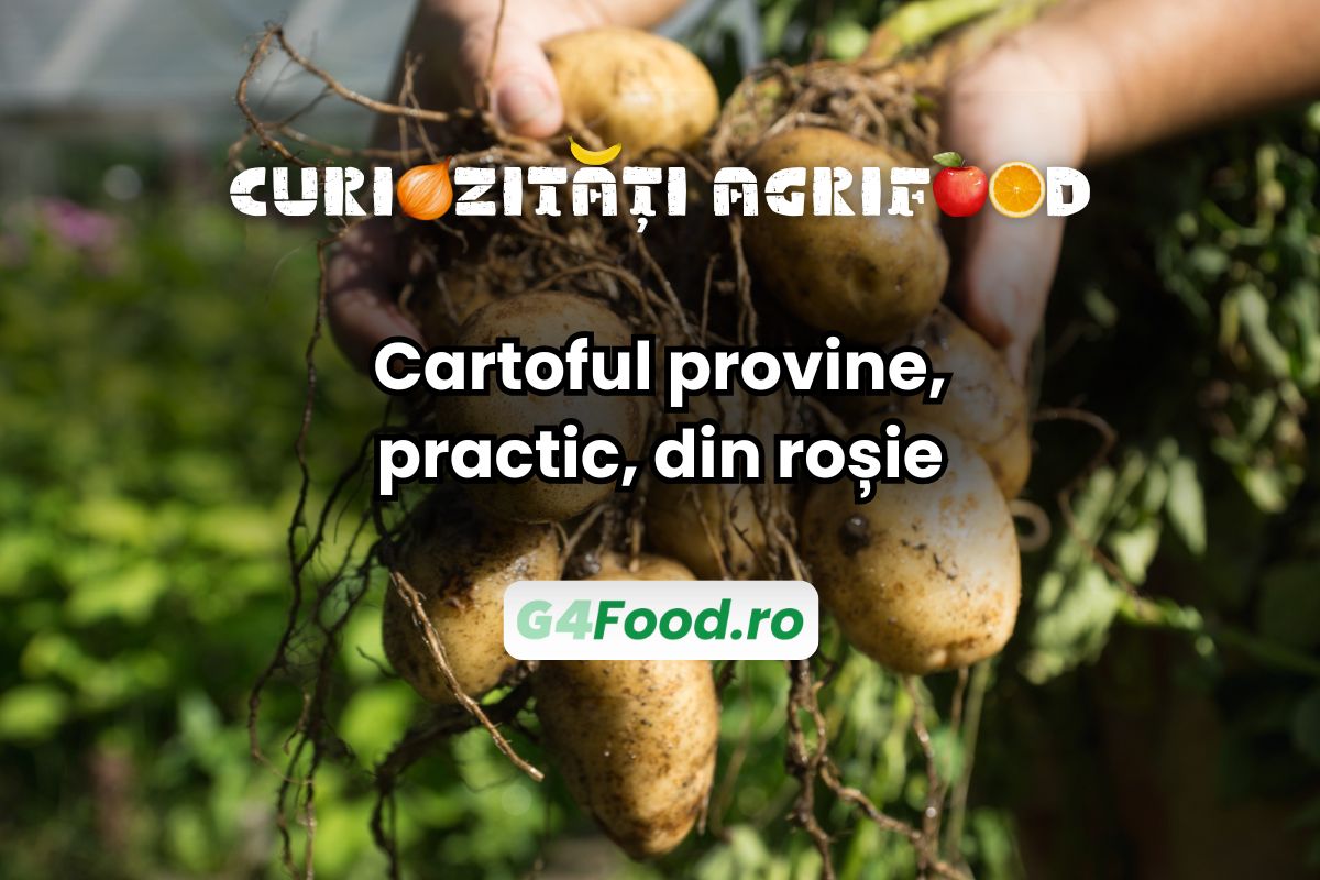 Cartoful provine din rosie