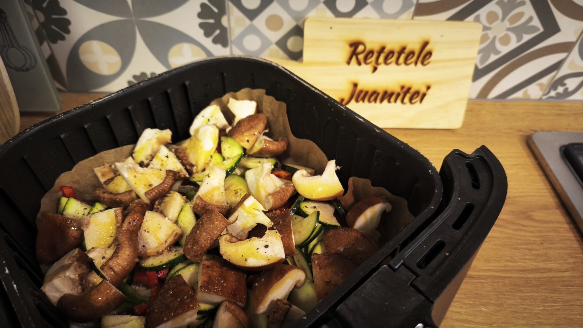 curcan cu legume friteuza