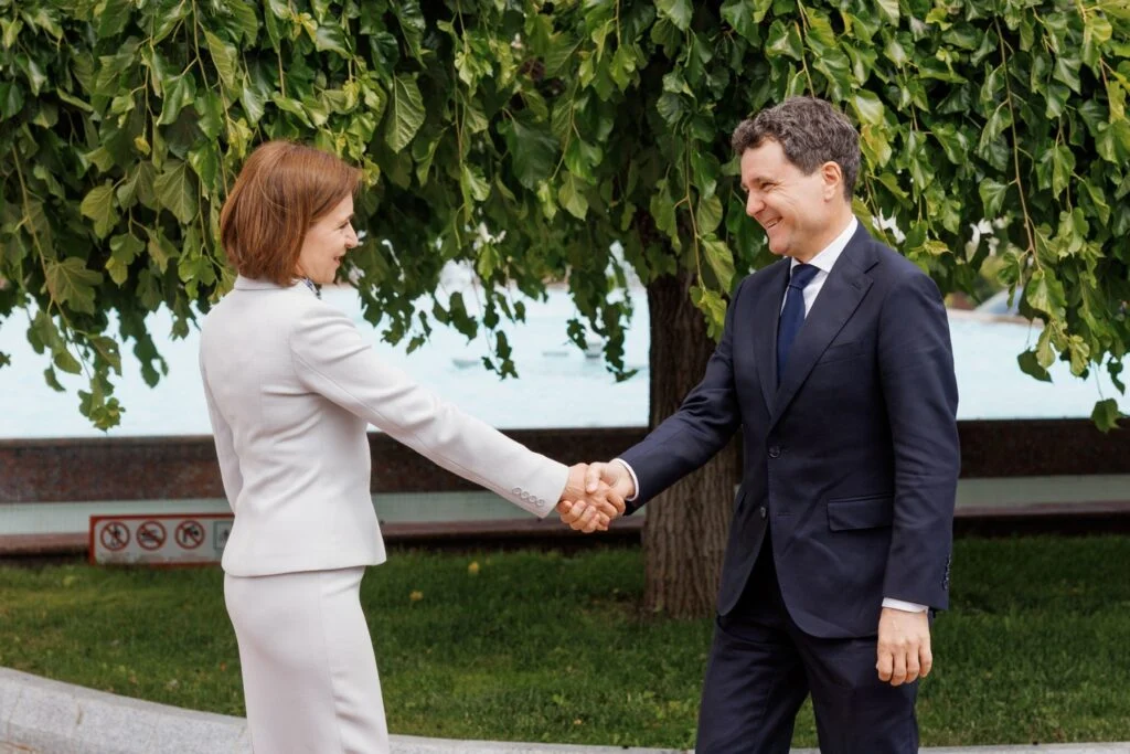 Nicușor Dan și Maia Sandu