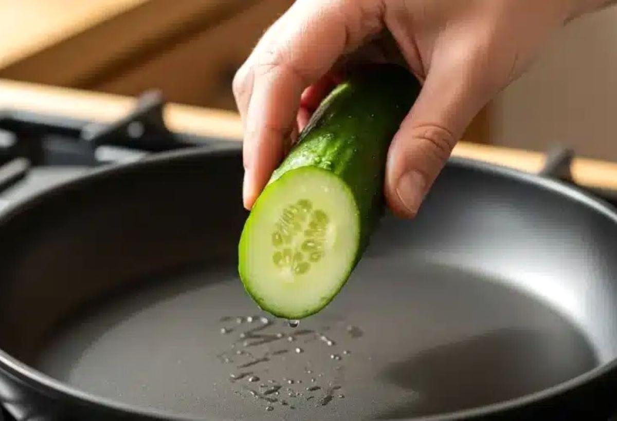 castravete in loc de ulei in tigaie