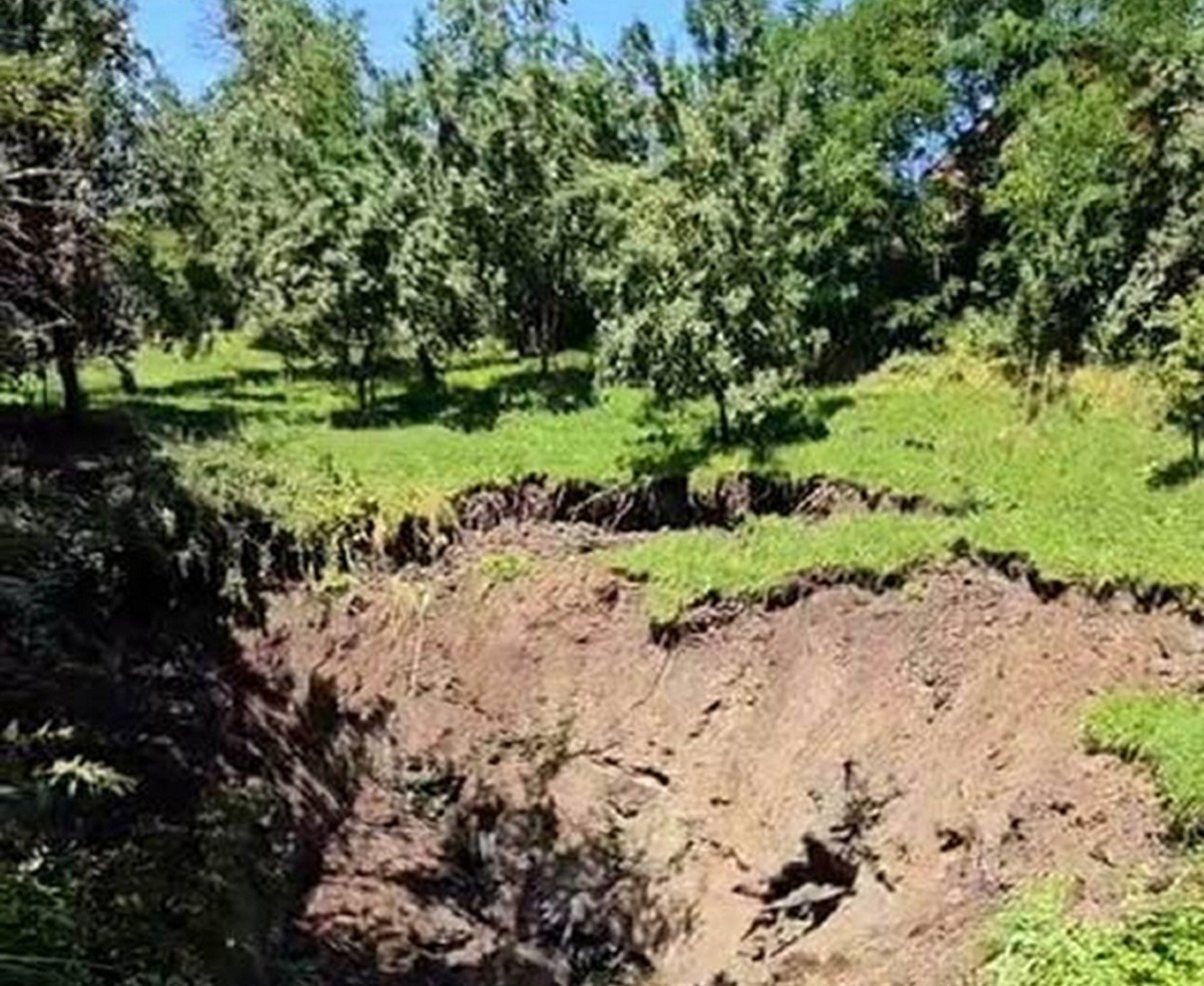 Mină de sare prăbușită la Coștiui, Maramureș