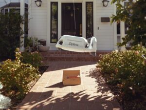 Mâncarea livrată cu drone