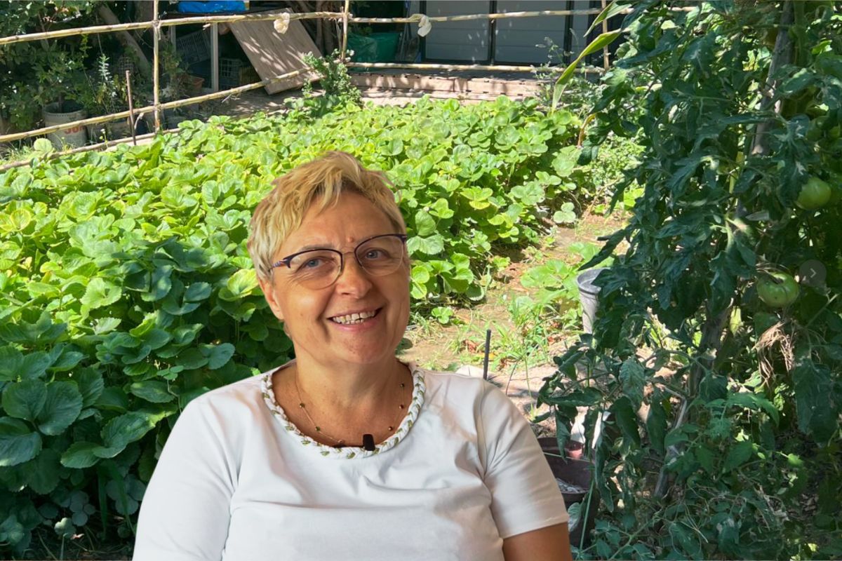 Florina Gogea din Zaragoza cultivă pe 100 de mp legume din semințe românești