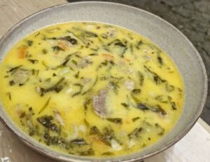 ciorba de porc cu tarhon