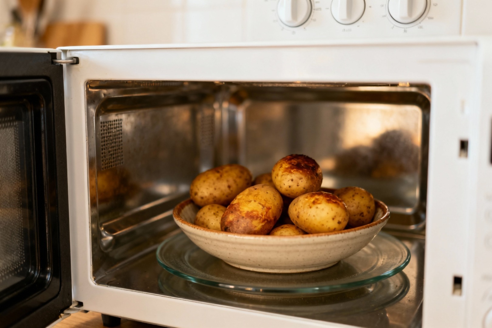 cartofi microunde