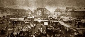 Târgul medieval din Baia Mare, în Centrul Vechi de azi