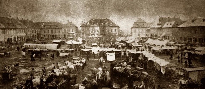 Târgul medieval din Baia Mare, în Centrul Vechi de azi