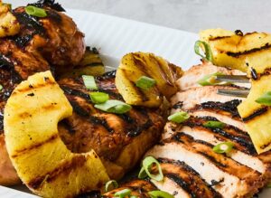 Pui la grătar cu ananas