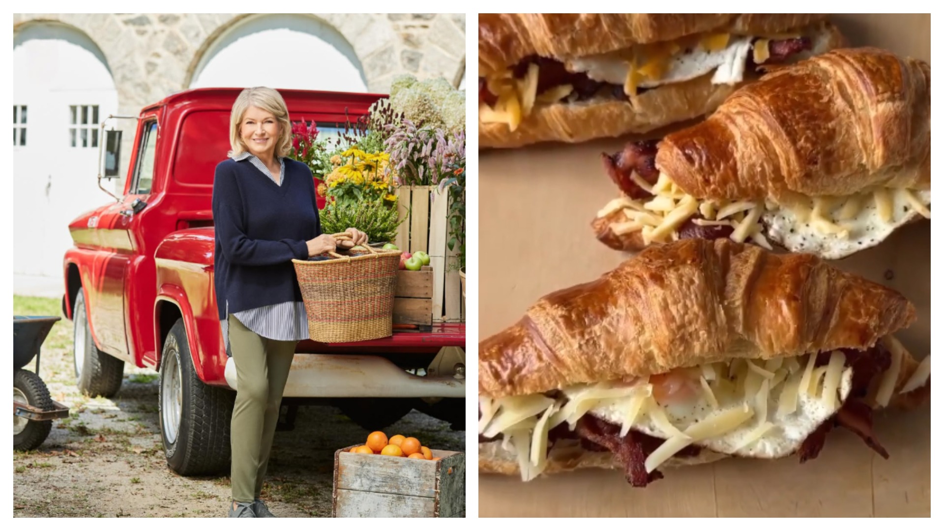 Sandwich făcut de Martha Stweart