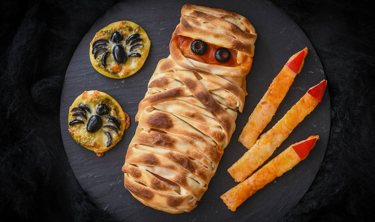retete halloween pizza