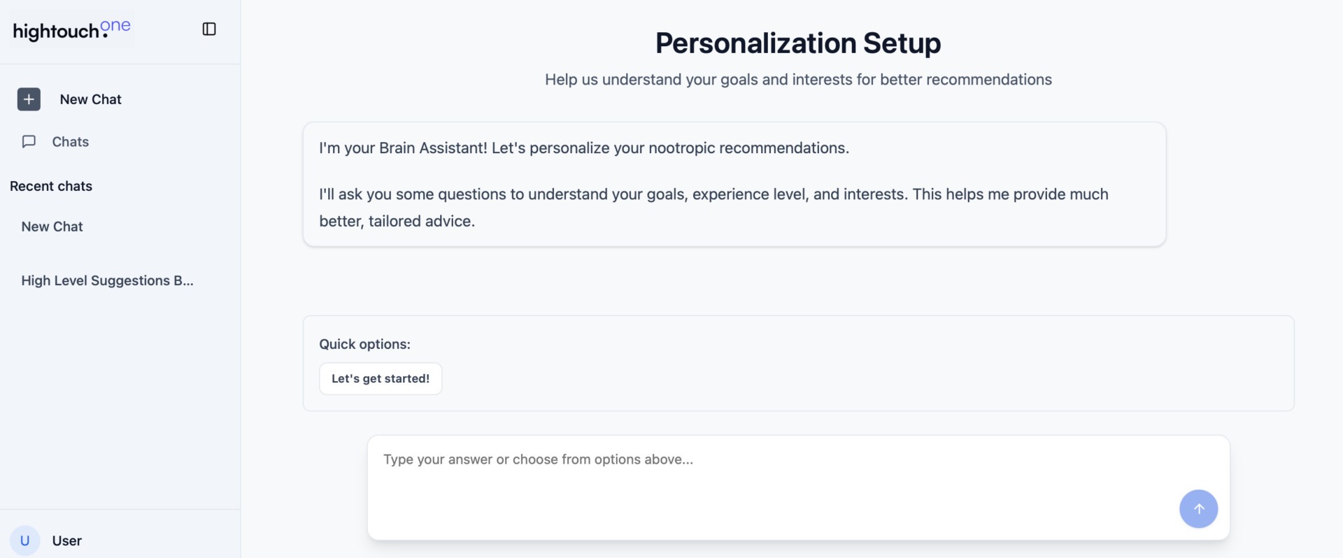 HighTouchOne lansează un asistent AI gratuit pentru recomandări de suplimente nootropice