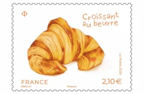 posta franceza a lansat un timbru cu aroma de croissant