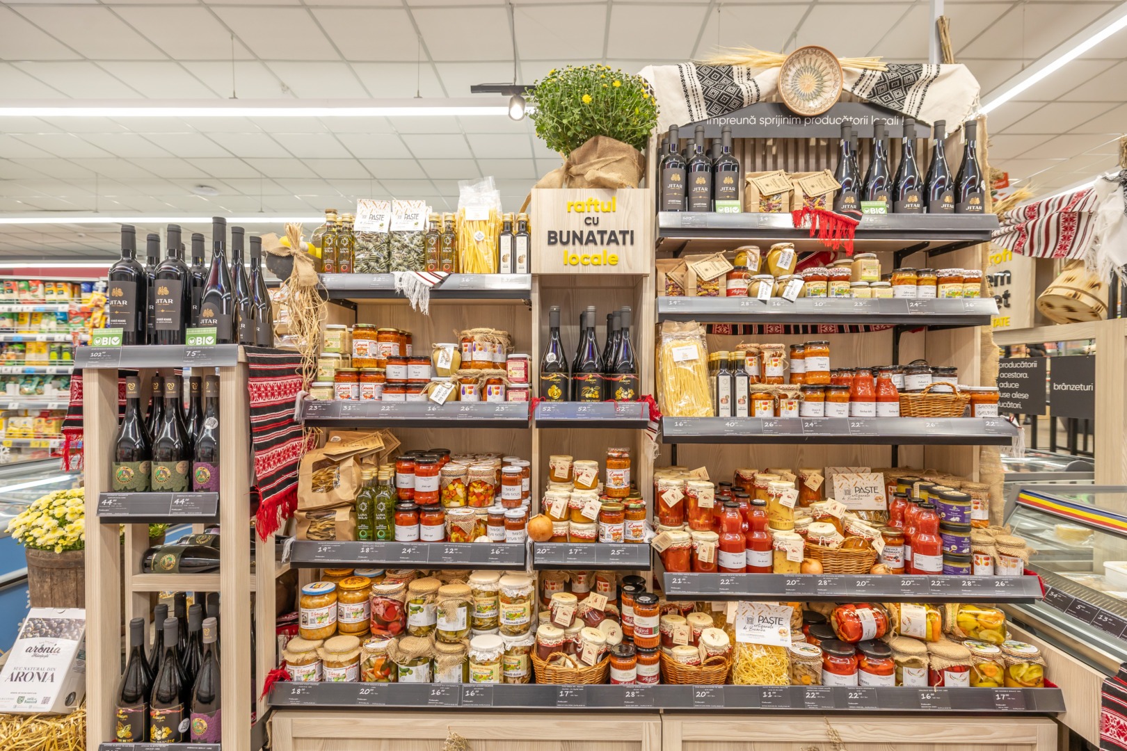 Raftul cu Bunatati Locale in magazinele Profi selectate din Bucuresti