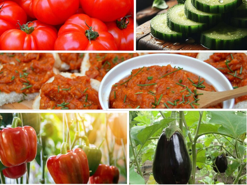 Castravete, tomate și alte legume, la români