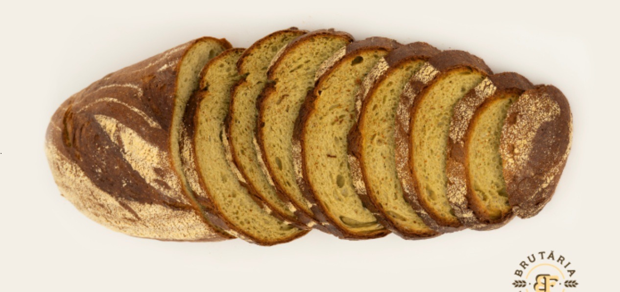 Pâine cu maia și matcha