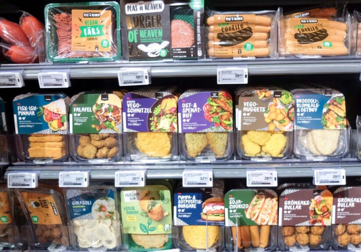 pozitia alimentelor vegetale pe rafturile marilor lanturi de retail din Italia